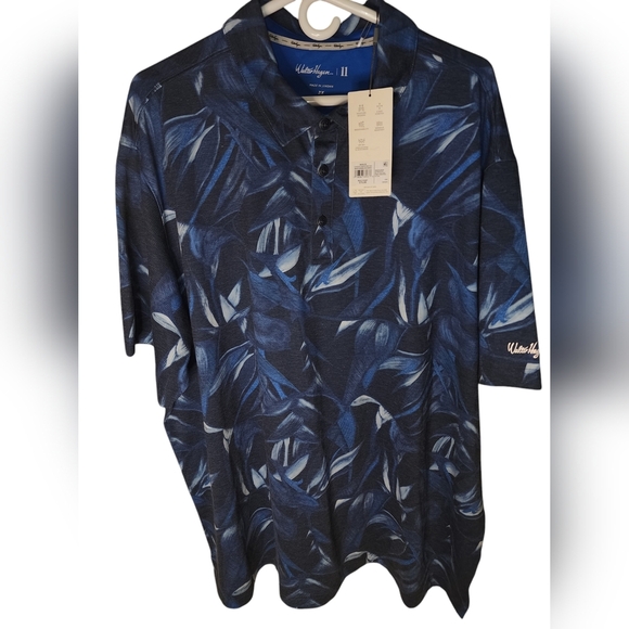 Walter Hagen Other - Walter Hagen Mens 2X Clubhouse Airbrush Print Golf Polo